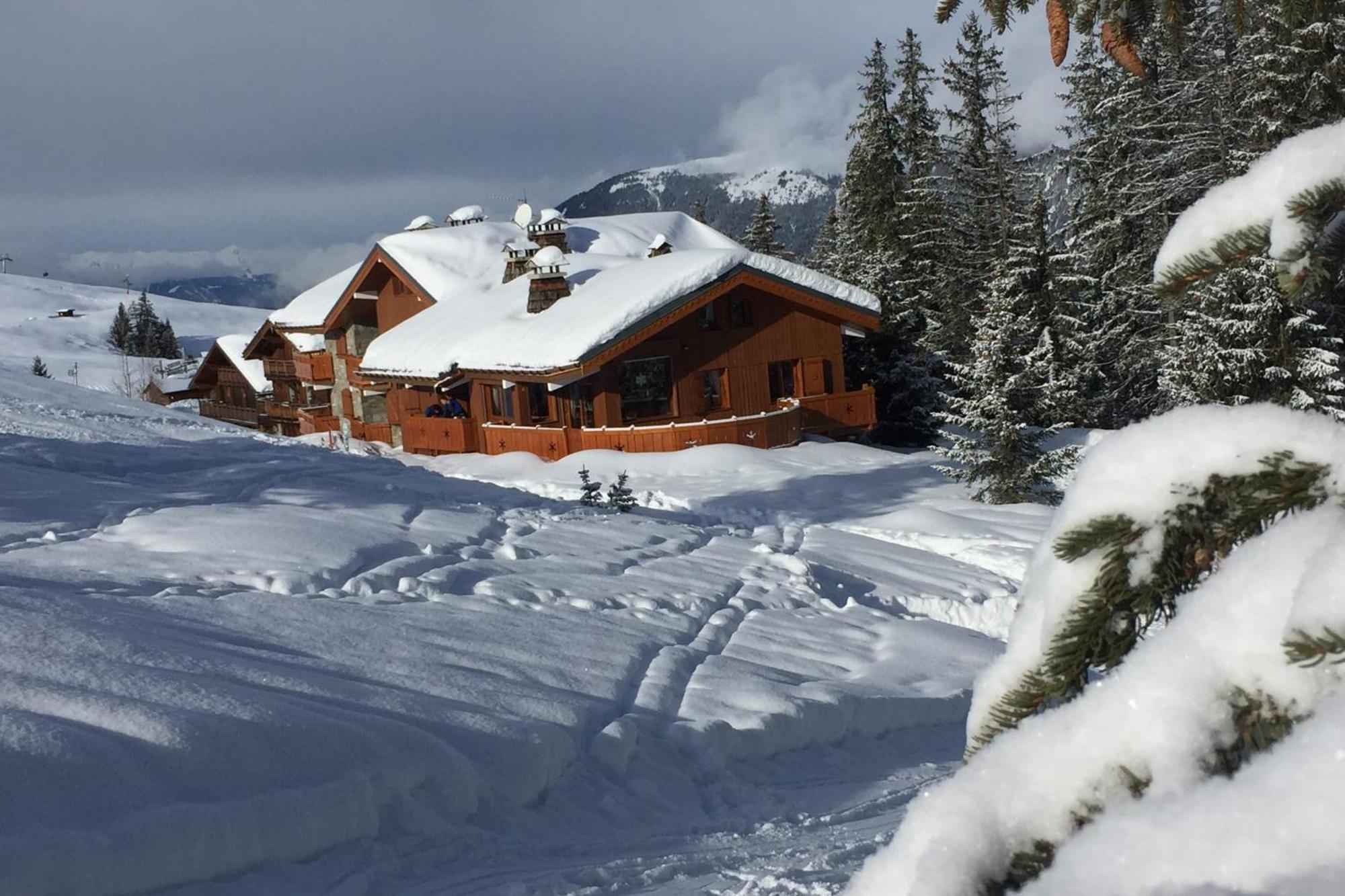 Cosy And Spacious Family Nest With Superb View Villa Courchevel Exterior photo